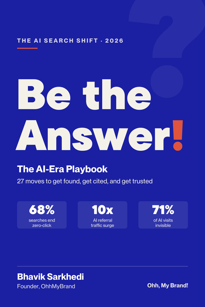 Cover of Be the Answer! The AI-Era Playbook