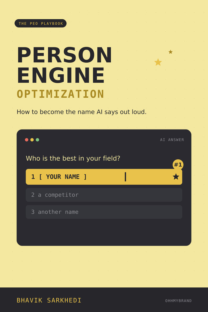 Cover of Person Engine Optimization