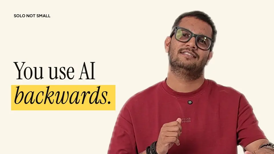 Most people use AI backwards: write first, then let AI work on your draft